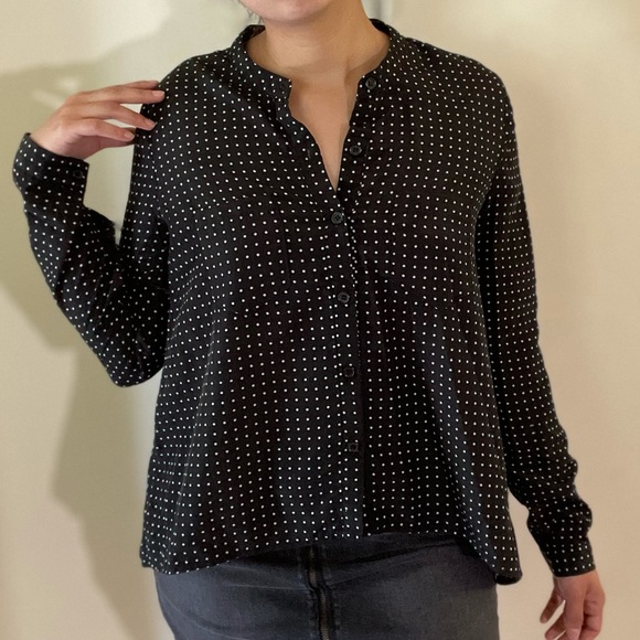 Polka Dot Button Down - Picture 3 of 6